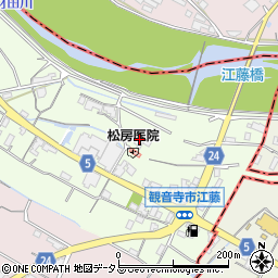 香川県観音寺市本大町814周辺の地図