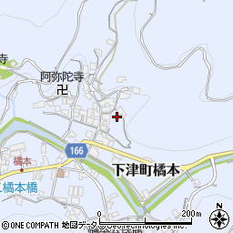 和歌山県海南市下津町橘本1391周辺の地図