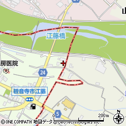 香川県観音寺市本大町779-17周辺の地図