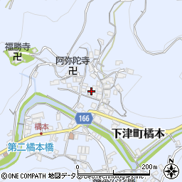 和歌山県海南市下津町橘本1263周辺の地図