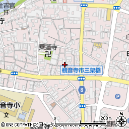 香川県観音寺市観音寺町甲-2892周辺の地図