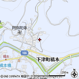 和歌山県海南市下津町橘本1390周辺の地図