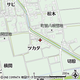 徳島県上板町（板野郡）西分（ツカダ）周辺の地図