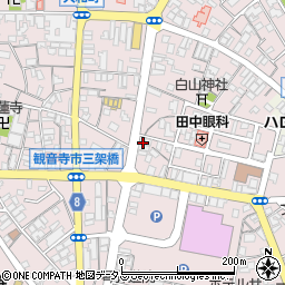 香川県観音寺市観音寺町甲-1140周辺の地図