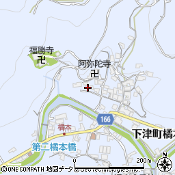 和歌山県海南市下津町橘本1077周辺の地図