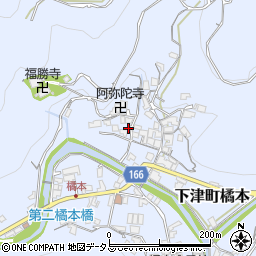 和歌山県海南市下津町橘本1081周辺の地図