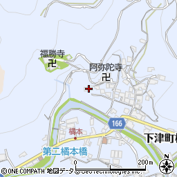 和歌山県海南市下津町橘本1074周辺の地図