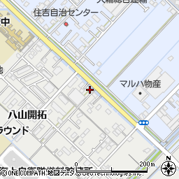 徳島県板野郡松茂町笹木野八山開拓36-26周辺の地図