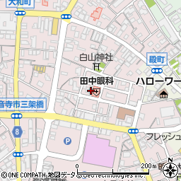 観音寺ハウス周辺の地図