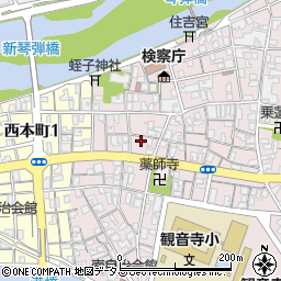 香川県観音寺市観音寺町甲-2782周辺の地図