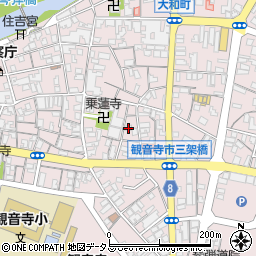 香川県観音寺市観音寺町甲-2891周辺の地図