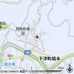 和歌山県海南市下津町橘本1268周辺の地図