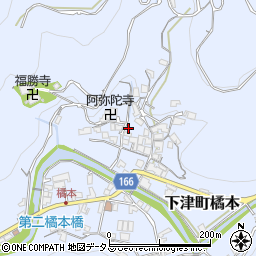 和歌山県海南市下津町橘本1262周辺の地図