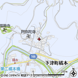 和歌山県海南市下津町橘本1260周辺の地図