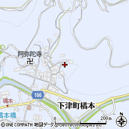 和歌山県海南市下津町橘本1386周辺の地図