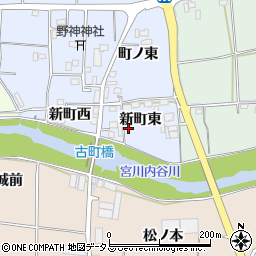 徳島県板野町（板野郡）古城（新町東）周辺の地図