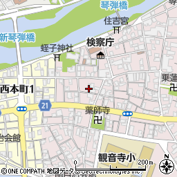 香川県観音寺市観音寺町甲-2780周辺の地図