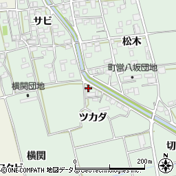 徳島県板野郡上板町西分ツカダ26周辺の地図