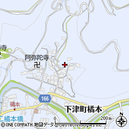 和歌山県海南市下津町橘本1272周辺の地図