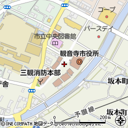 百十四銀行観音寺市役所前 ＡＴＭ周辺の地図