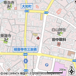 香川県観音寺市観音寺町甲-3025周辺の地図