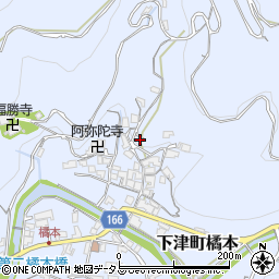 和歌山県海南市下津町橘本1275周辺の地図