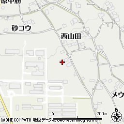 徳島県板野郡上板町泉谷砂コウ16周辺の地図