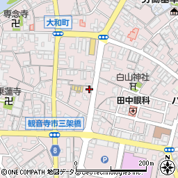 香川県観音寺市観音寺町甲-3027周辺の地図