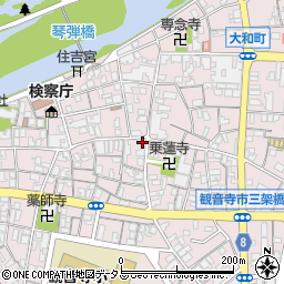 香川県観音寺市観音寺町甲-2682周辺の地図