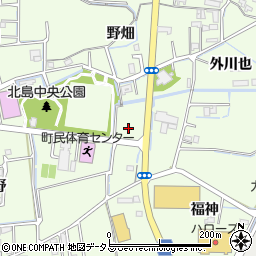 徳島県板野郡北島町中村中内周辺の地図