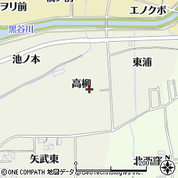 徳島県板野郡板野町矢武高柳周辺の地図