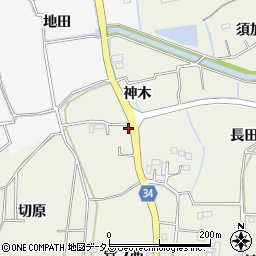 徳島県板野郡板野町矢武神木65周辺の地図