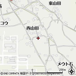 徳島県板野郡上板町泉谷西山田周辺の地図