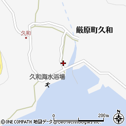 長崎県対馬市厳原町久和308周辺の地図