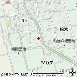 徳島県板野郡上板町西分サビ110周辺の地図