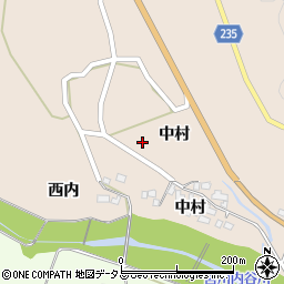 徳島県阿波市土成町宮川内中村周辺の地図