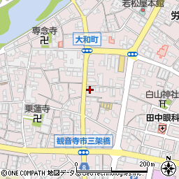 香川県観音寺市観音寺町甲-3045周辺の地図