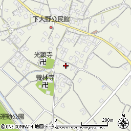 香川県三豊市山本町大野2562周辺の地図