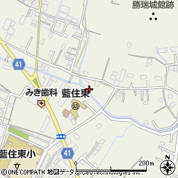 徳島県板野郡藍住町勝瑞東勝地41周辺の地図