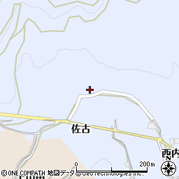 徳島県阿波市土成町高尾佐古周辺の地図