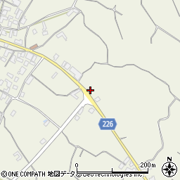 香川県三豊市山本町大野2628周辺の地図