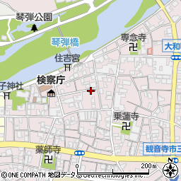 中新町自治会館周辺の地図