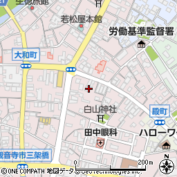 香川県観音寺市観音寺町甲-1122周辺の地図