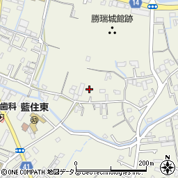 徳島県板野郡藍住町勝瑞東勝地20周辺の地図