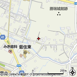 徳島県板野郡藍住町勝瑞周辺の地図