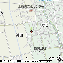 徳島県板野郡上板町西分サビ6-1周辺の地図