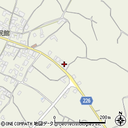 香川県三豊市山本町大野2615-1周辺の地図