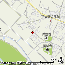 香川県三豊市山本町大野2380-2周辺の地図