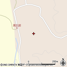 山口県宇部市西吉部黒五郎周辺の地図