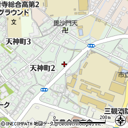 香川県観音寺市天神町周辺の地図